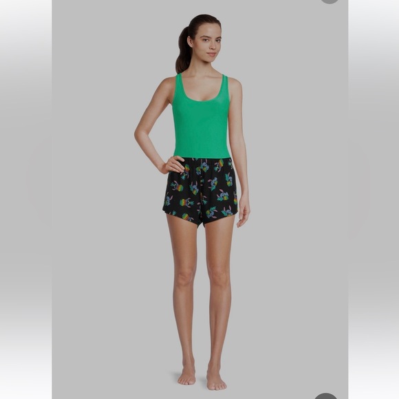 NWT Disney Women's Colorful Mickey Mouse Sleep Pajama Shorts Size Small - Picture 2 of 6